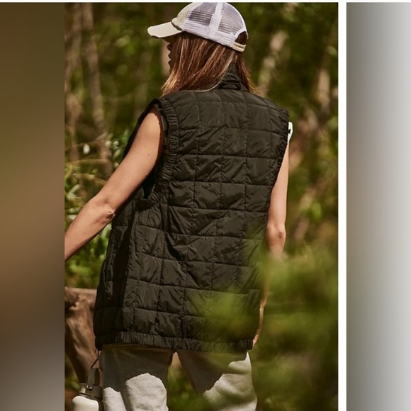 FP MOVEMENT "Piper" Reflective Quilted Packable Vest - Black - XS - Picture 5 of 13